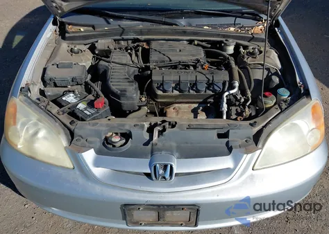 2002 Honda Civic Lx z USA, uszkodzony, nr VIN 1HGEM22572L088126